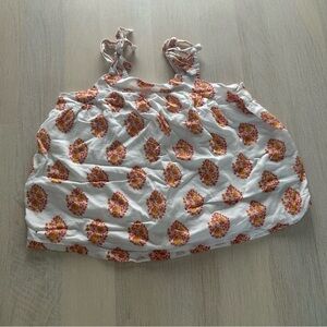 Crewcuts Floral Camisole - White and Orange
